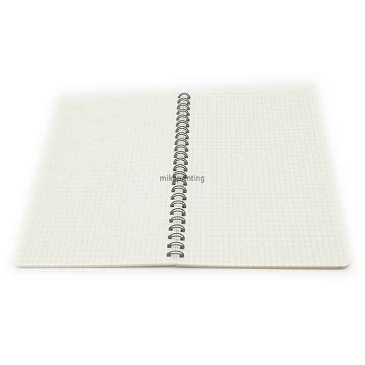 Spiral Binding Grid Notebook